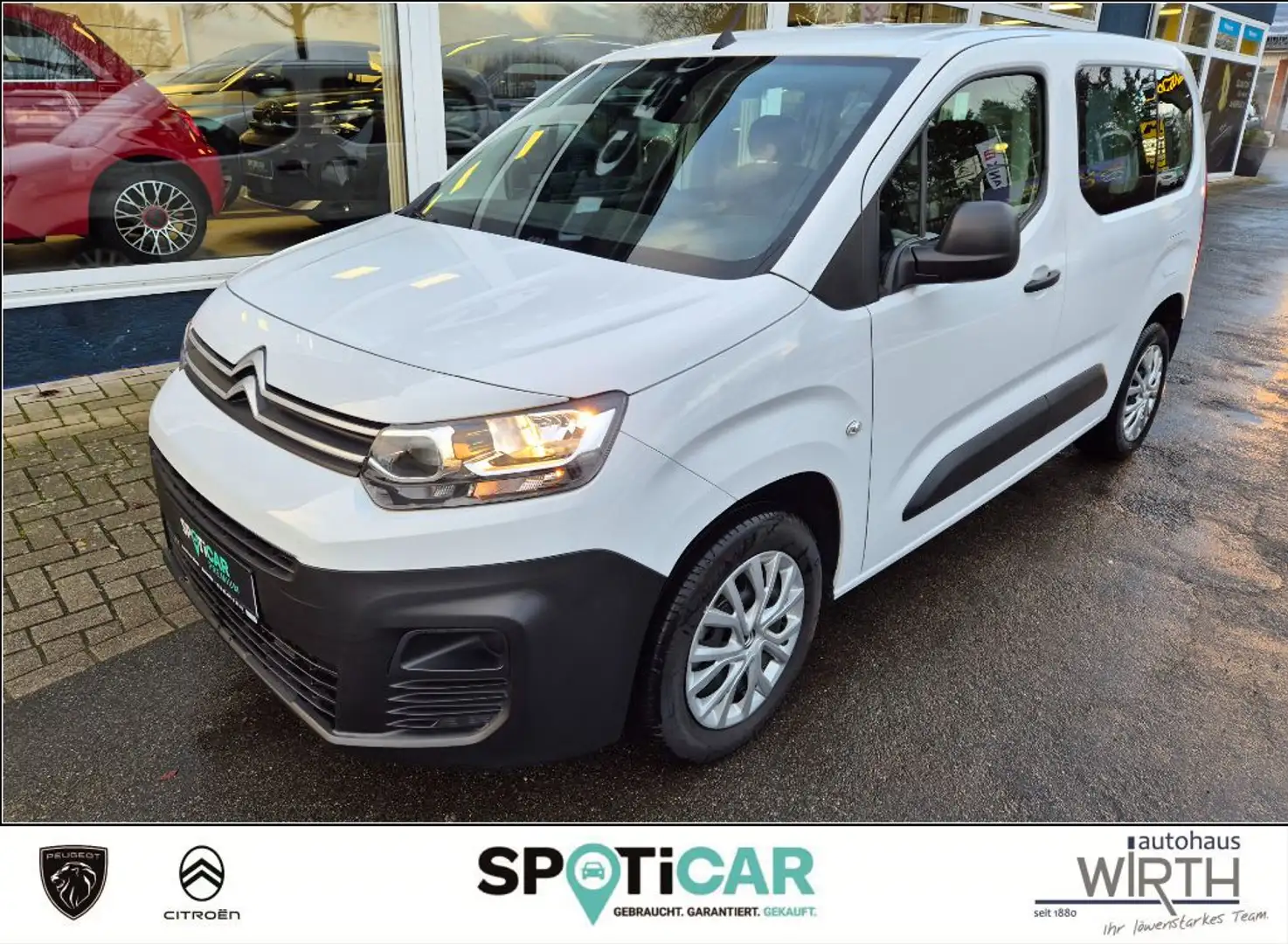 Citroen Berlingo Berlingo M Elektro 136 LIVE PACK KLIMA+EFH+DAB+ Blanco - 1