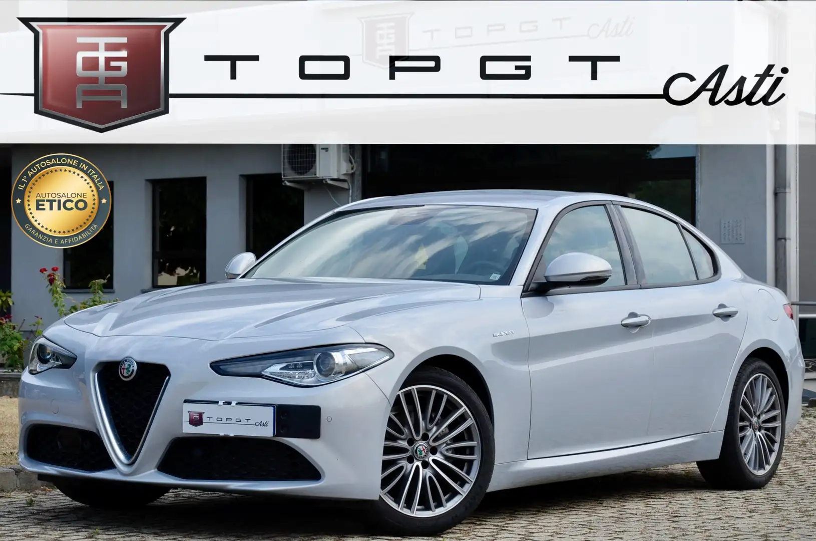 Alfa Romeo Giulia 2.0 t Super 200cv auto PARI AL NUOVO, PERMUTE Grigio - 1
