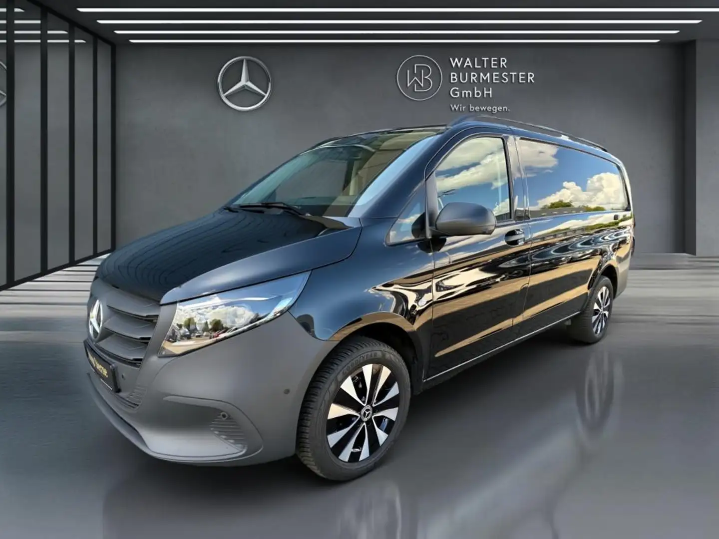 Mercedes-Benz Vito 116 CDI 4x4 Kasten Lang Allrad +MBUX+NAVI Schwarz - 2