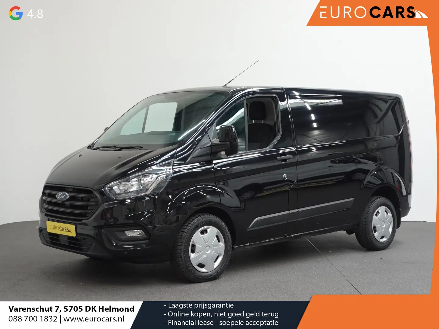 Ford Transit Custom 131pk Automaat L1H1 Parkeersensoren Cruisecontrol Noir - 1