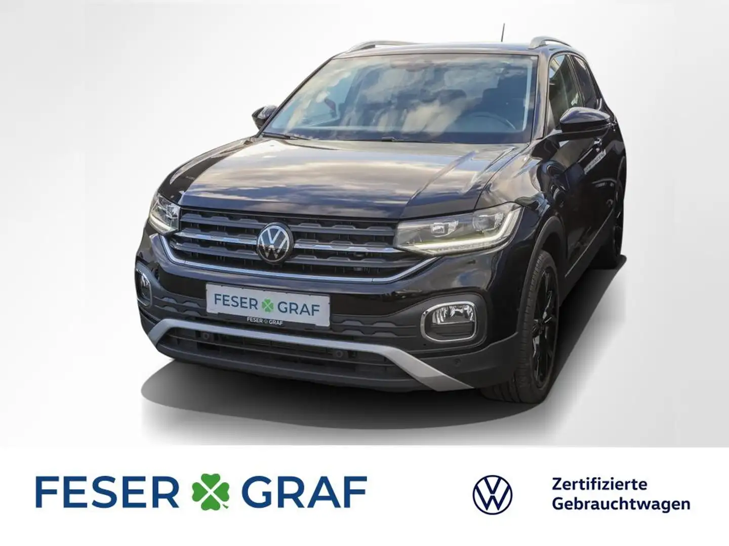 Volkswagen T-Cross Style 1.5 TSI DSG Navi Kamera ParkAssist ACC Nero - 1