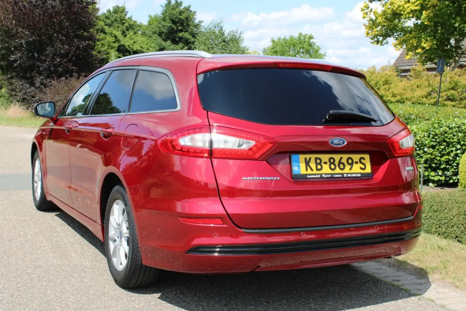 Ford Mondeo Wagon 1.5i 160pk Titanium ECC/cruise/navi/PDC/lm v Rood - 2