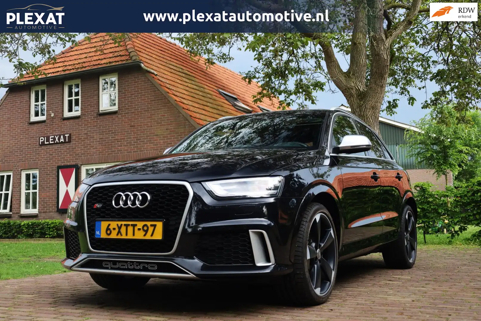 Audi RS Q3 2.5 TFSI quattro Aut. | 500PK+ | Orig. NL | Panora Černá - 1