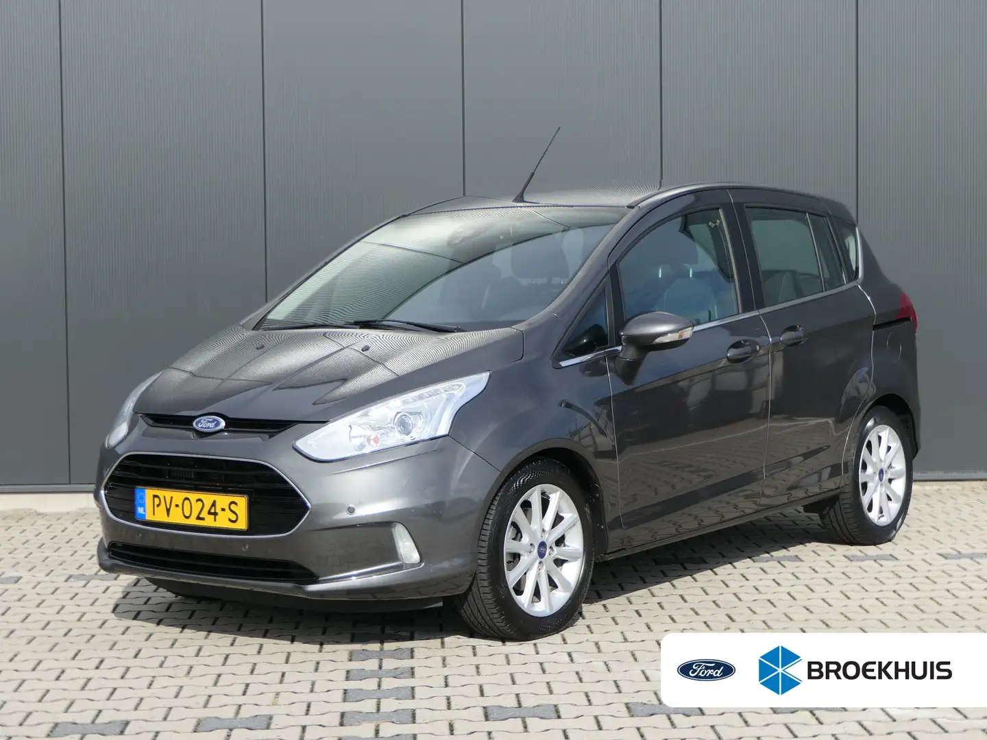 Ford B-Max 1.0 EcoBoost Titanium | Navigatie | Camera | Cruis Gris - 1
