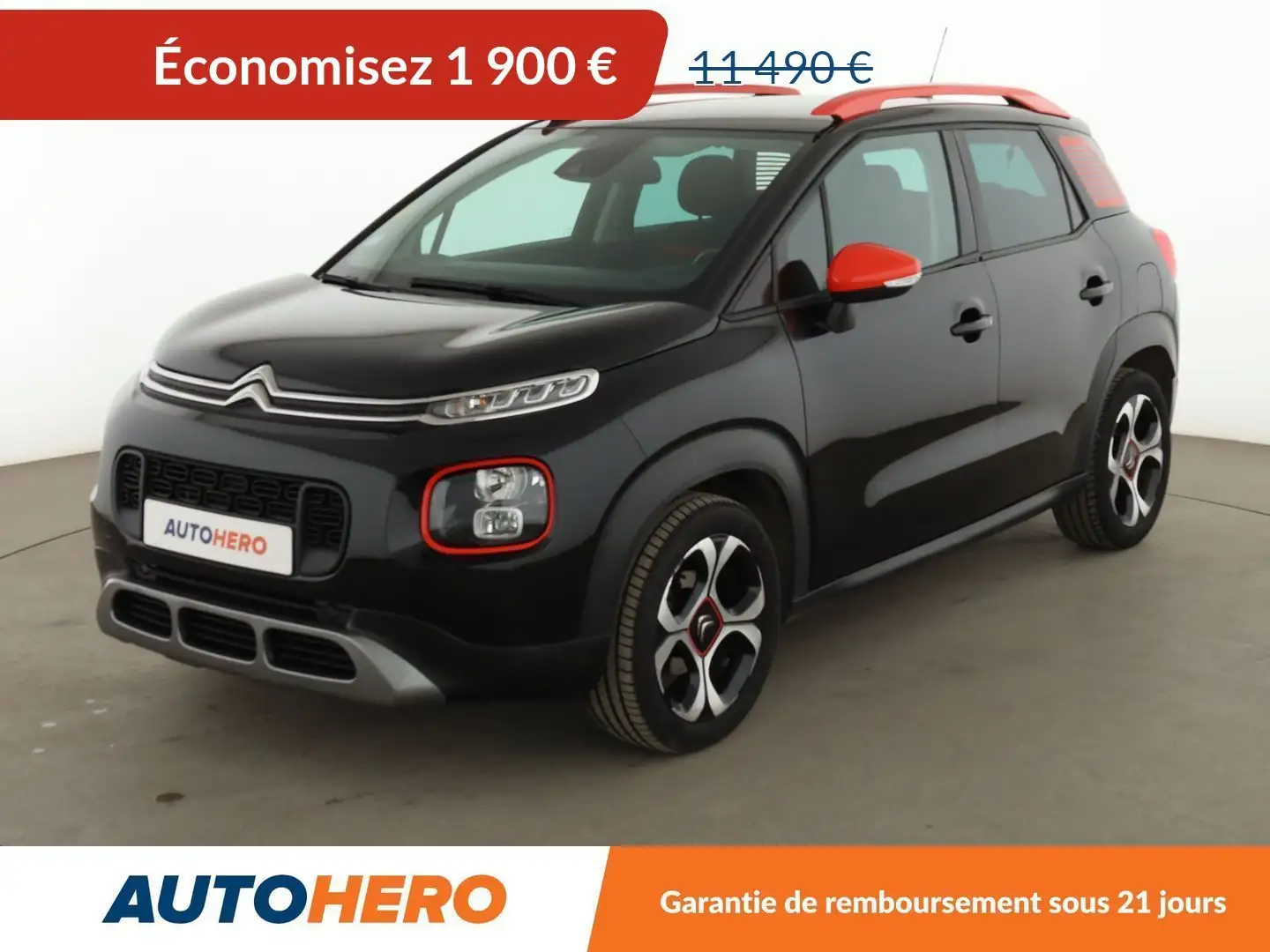 Citroen C3 Aircross 1.5 Blue-HDi Shine BV6 Noir - 1