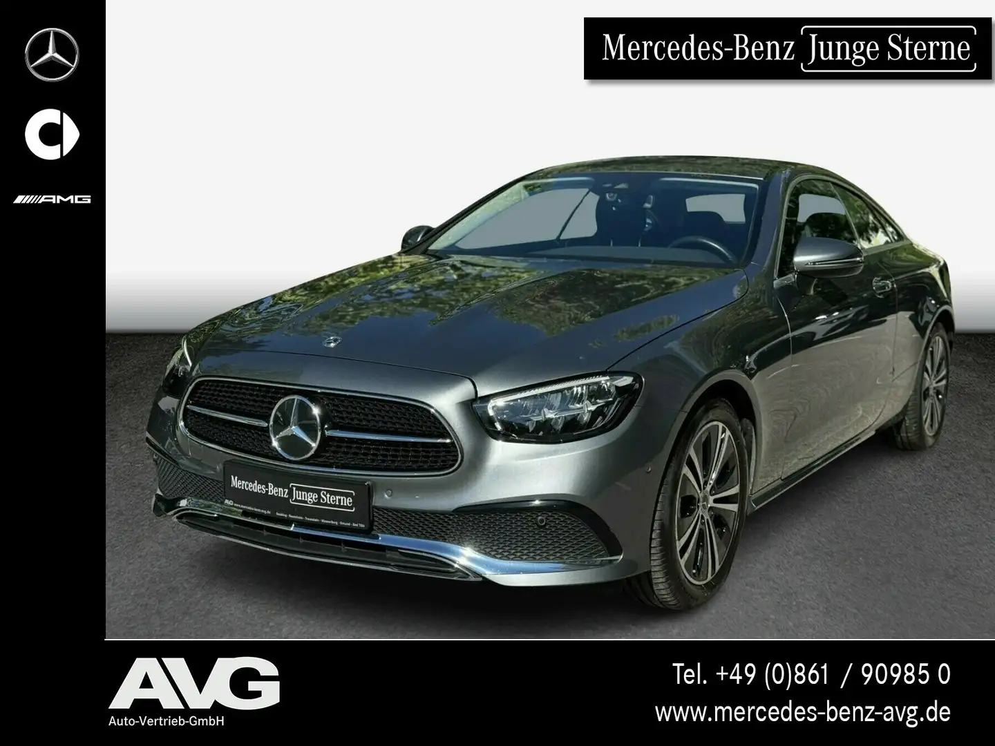Mercedes-Benz E 300 E 300 Coupé Avantgarde Widescreen LED MBUX RKam Grau - 1