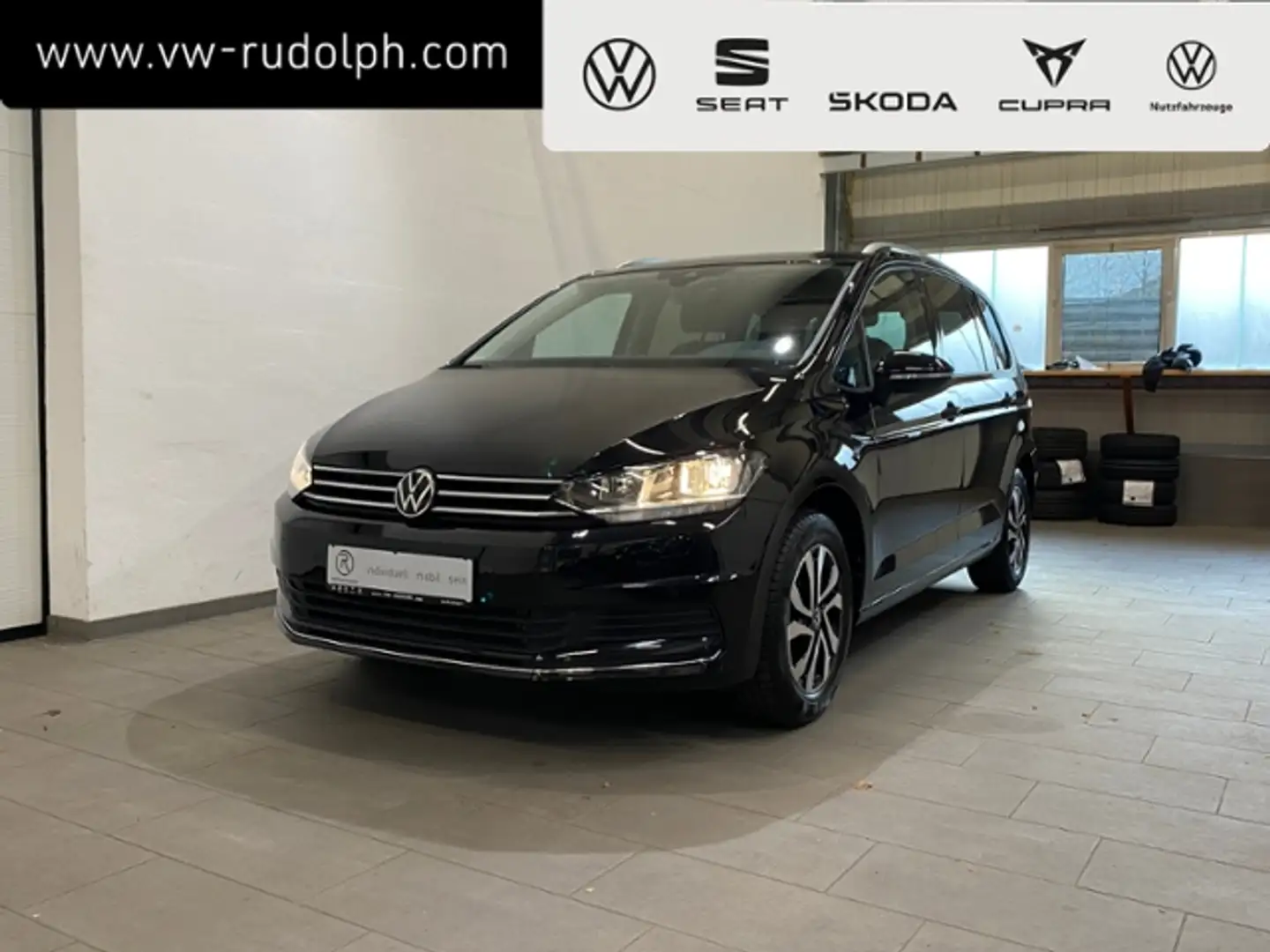 Volkswagen Touran 1.5 TSI DSG Active KLIMA NAVI ALU Schwarz - 1
