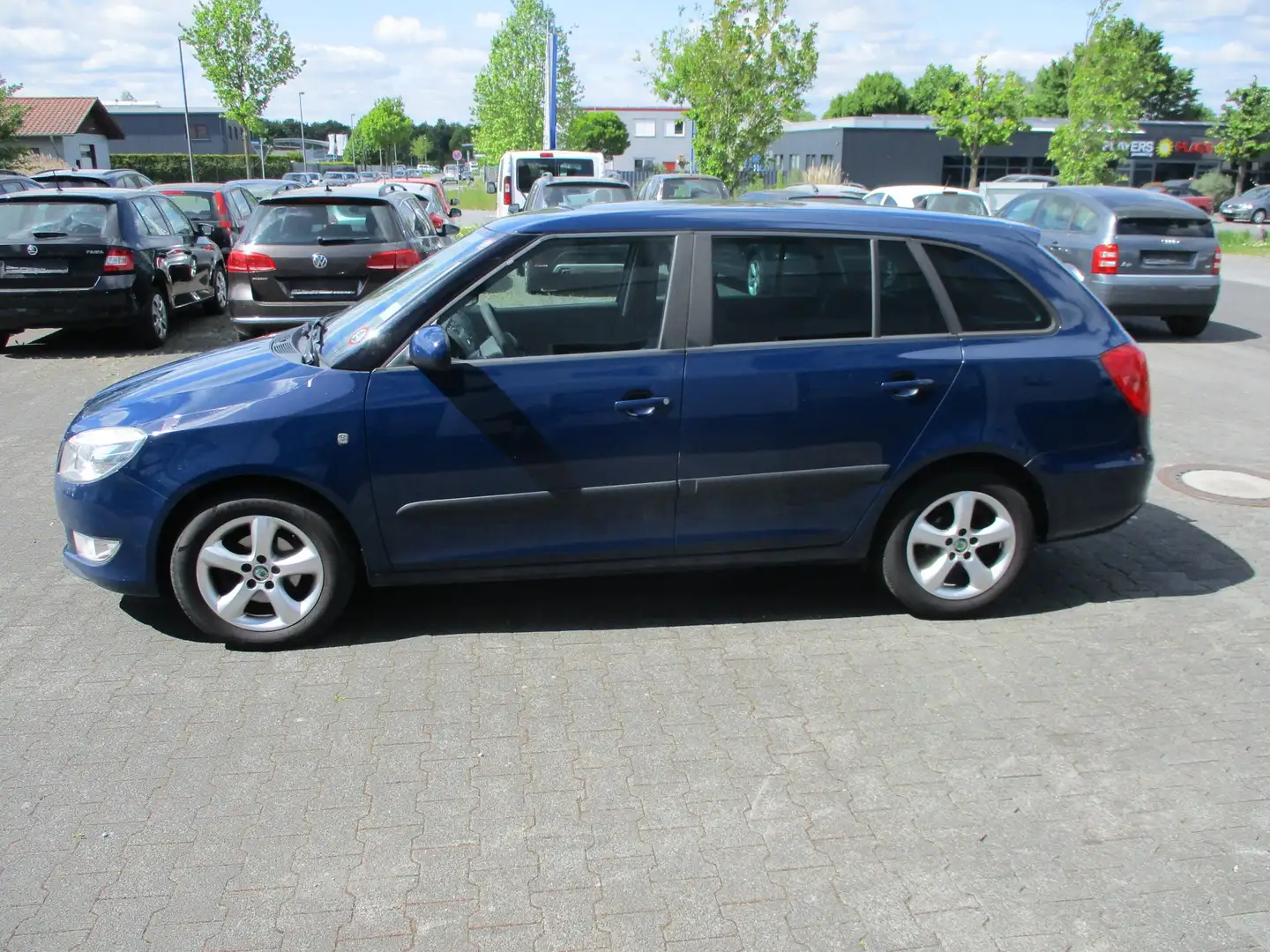Skoda Fabia 1.2 TDI DPF Combi GreenLine Klima Scheckheft Azul - 1