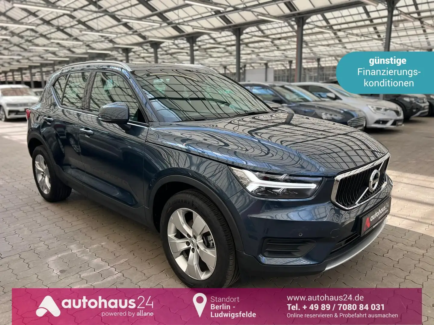 Volvo XC40 T2 2WD  Momentum|LED|Navi|Kamera Niebieski - 1