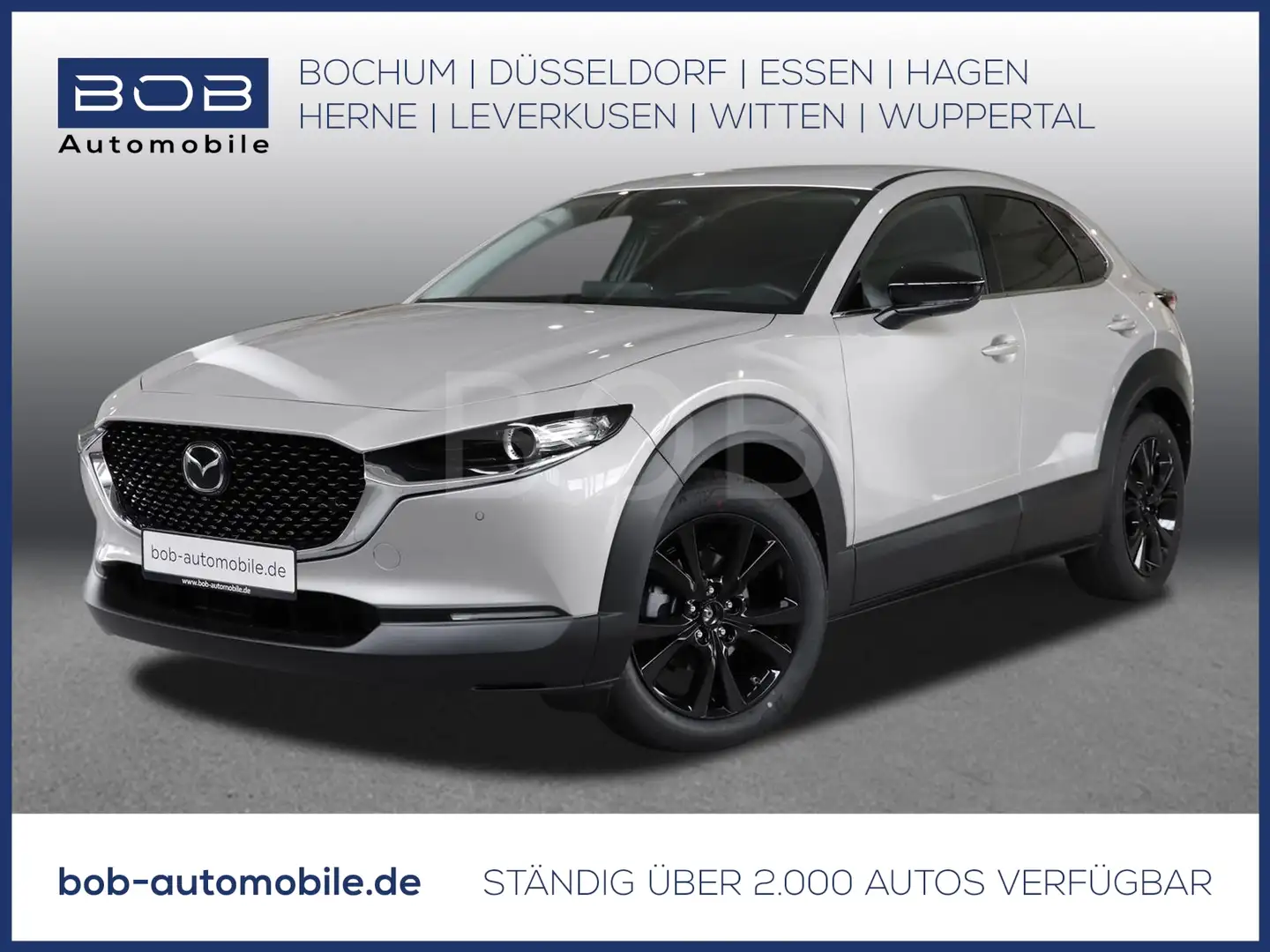 Mazda CX-30 G 140 Aut. Homura NAVI SHZ PDC KLIMA BT ZV Silber - 1
