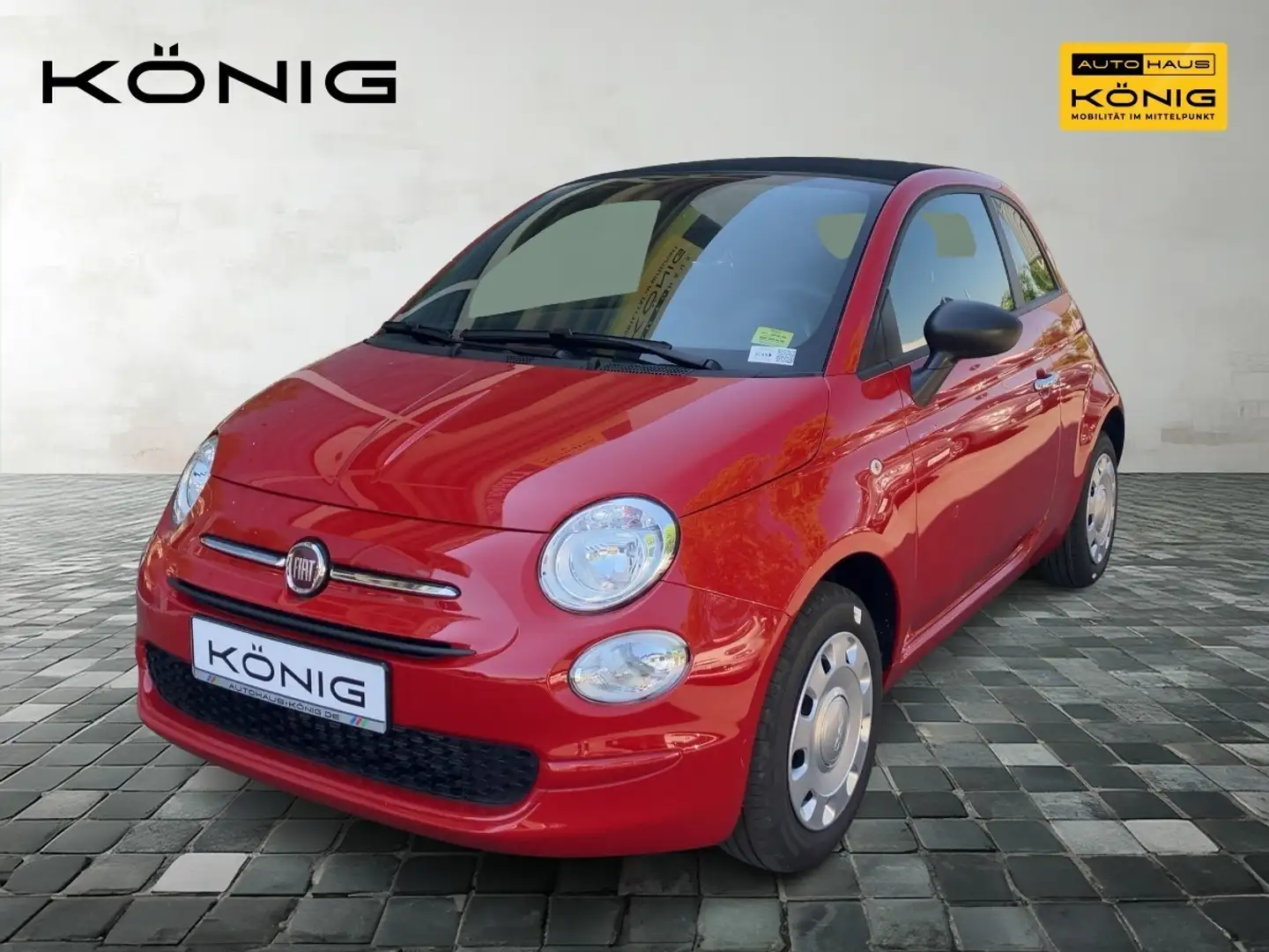 Fiat 500C Cabrio MY24 1.0 Klima & Sound Rot - 1