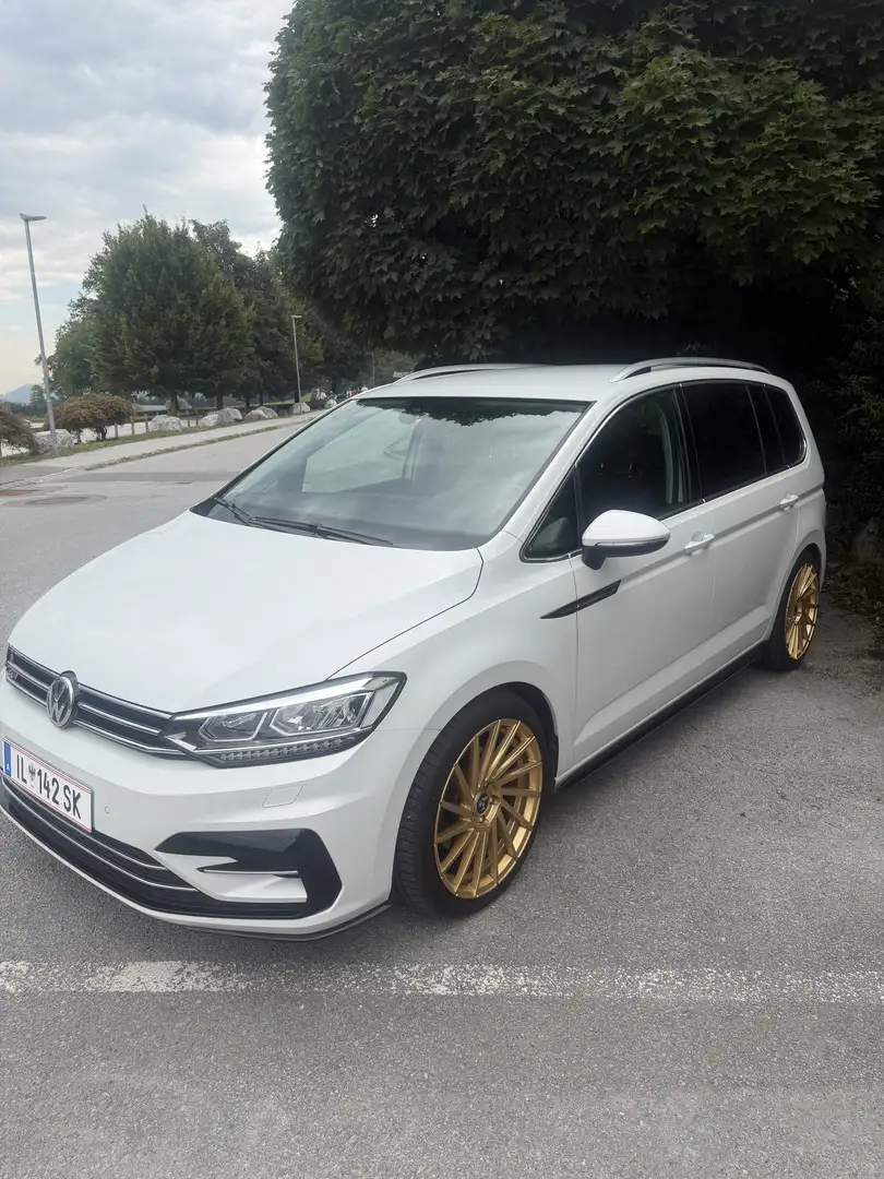 Volkswagen Touran Highline 2,0 SCR TDI DSG LED 7Sitze Weiß - 1