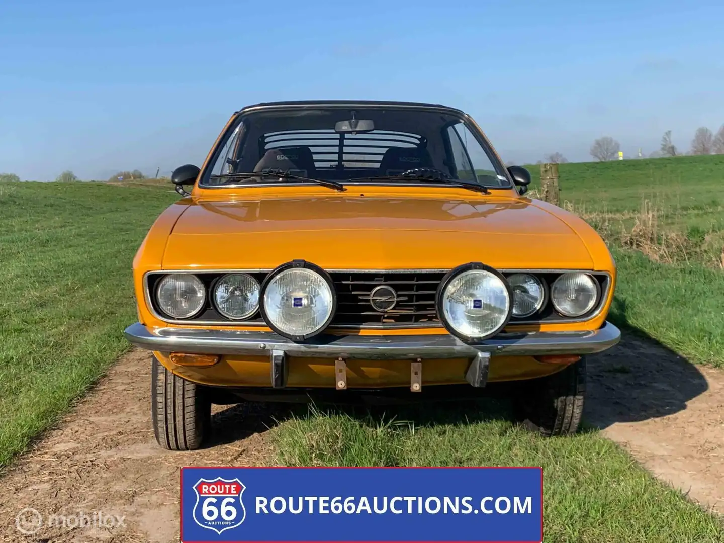 Opel Manta A 1971| Route 66 Auctions Portocaliu - 2