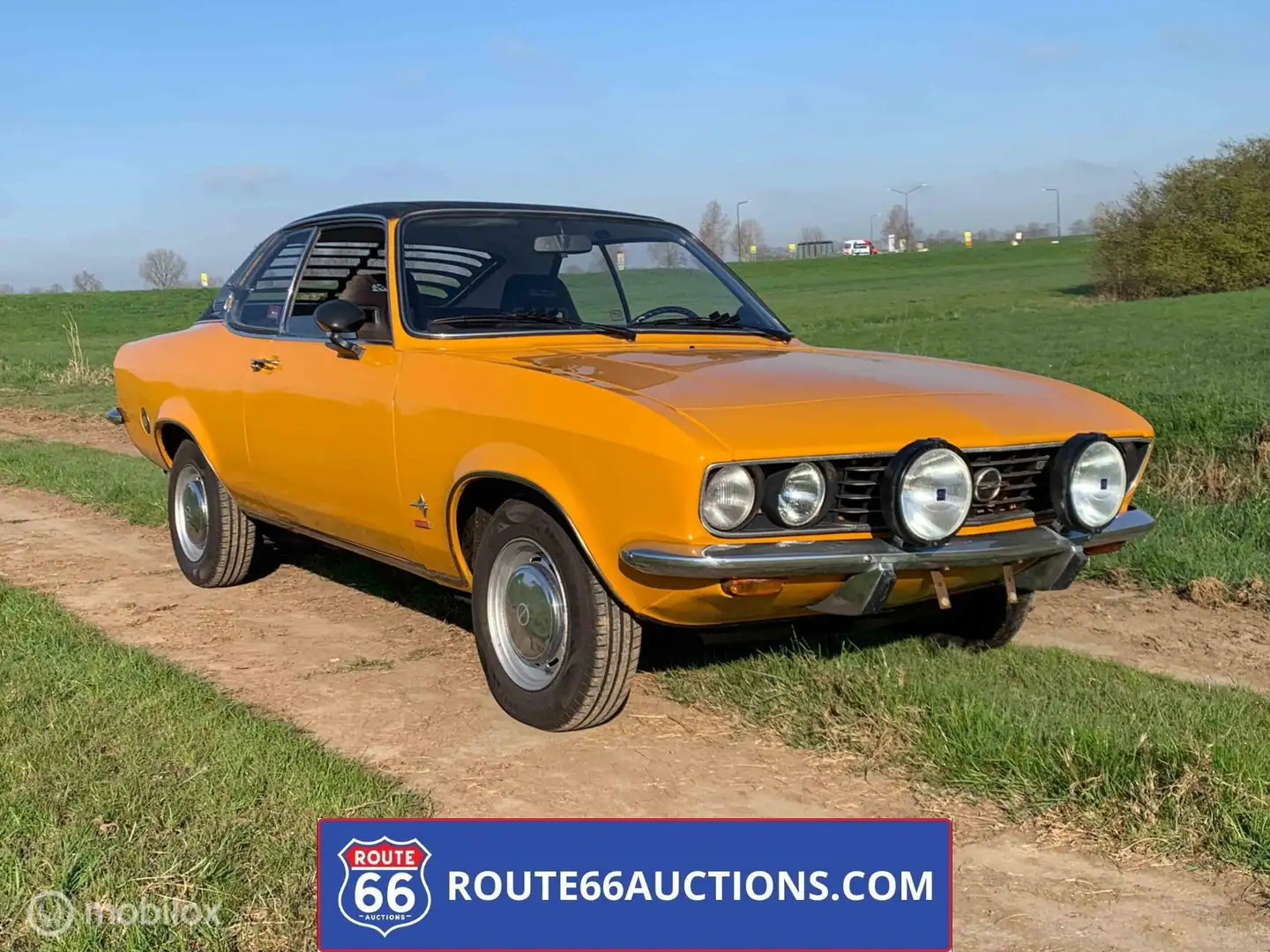 Opel Manta A 1971| Route 66 Auctions Portocaliu - 1