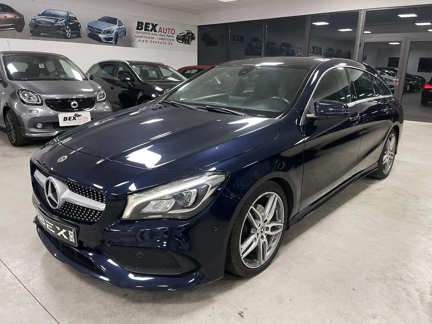 Mercedes-Benz CLA 200 CLA 200d*PACK AMG*1ERPROP*GARANTIE12MOIS* Bleu - 1