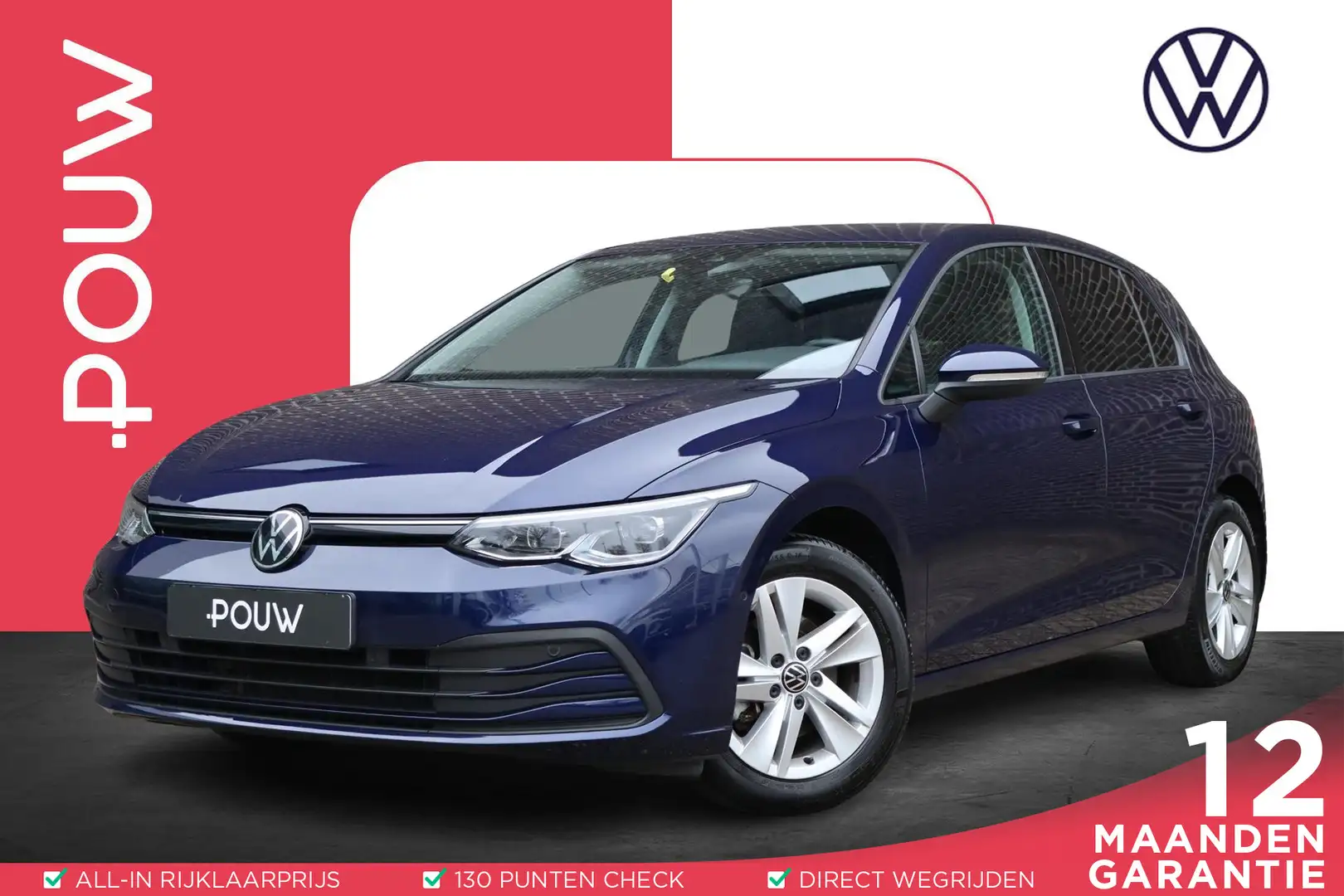 Volkswagen Golf 1.5 TSI 130pk Life Business | Trekhaak | Navigatie Azul - 1