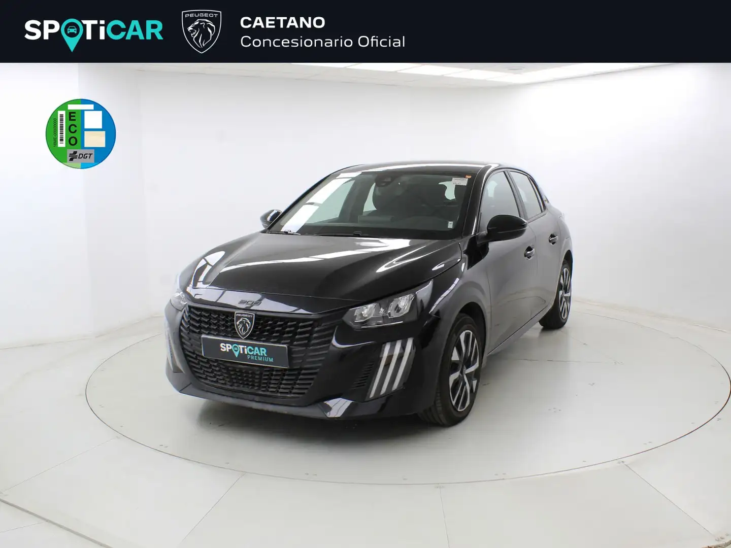 Peugeot 208 1.2 Hybrid Style e-DCS6 110 Negro - 1