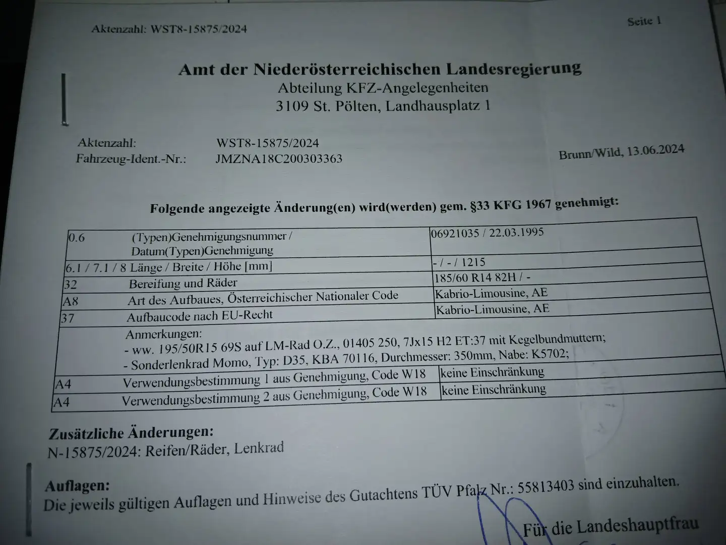 Mazda MX-5 MX-5 1,6i Rot - 1
