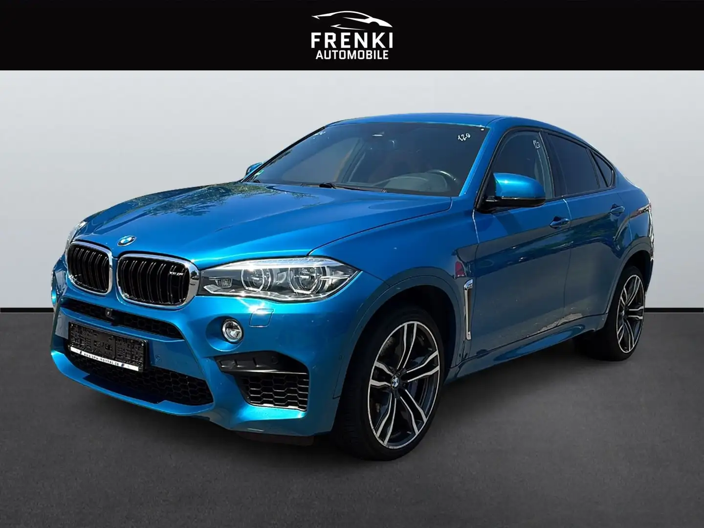 BMW X6 M Baureihe X6 M *Head-Up*LED*NAVI*GD* Modrá - 1