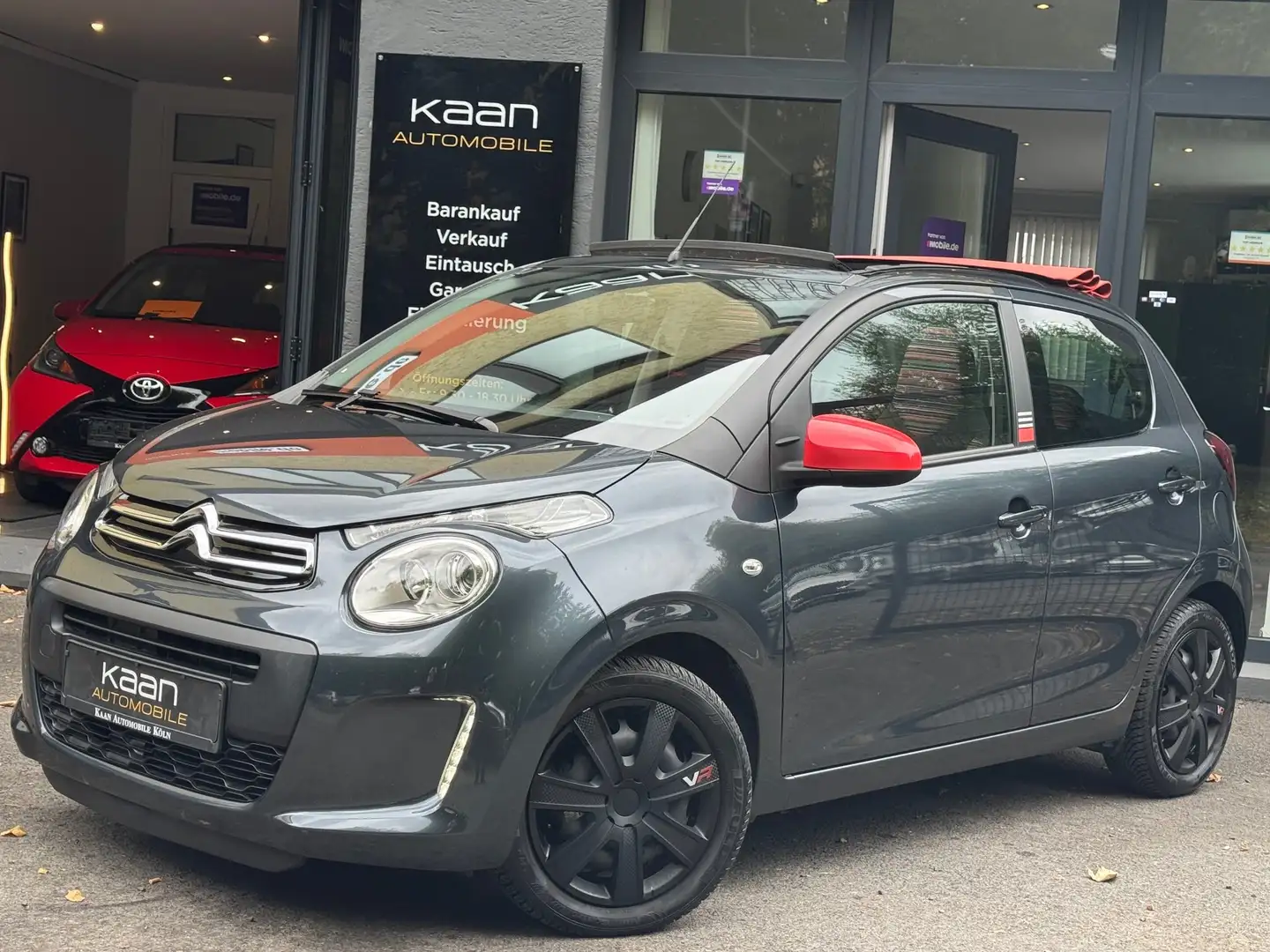 Citroen C1 Selection/TÜV-NEU/FALTDACH/SHZ/KLIMA/TEMP/SERVO Grau - 2