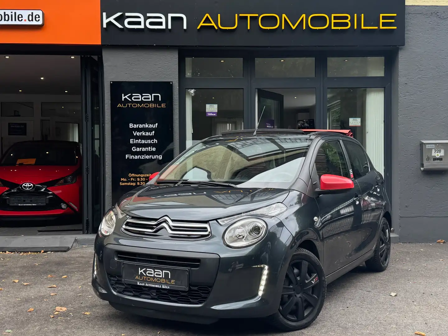Citroen C1 Selection/TÜV-NEU/FALTDACH/SHZ/KLIMA/TEMP/SERVO Grau - 1