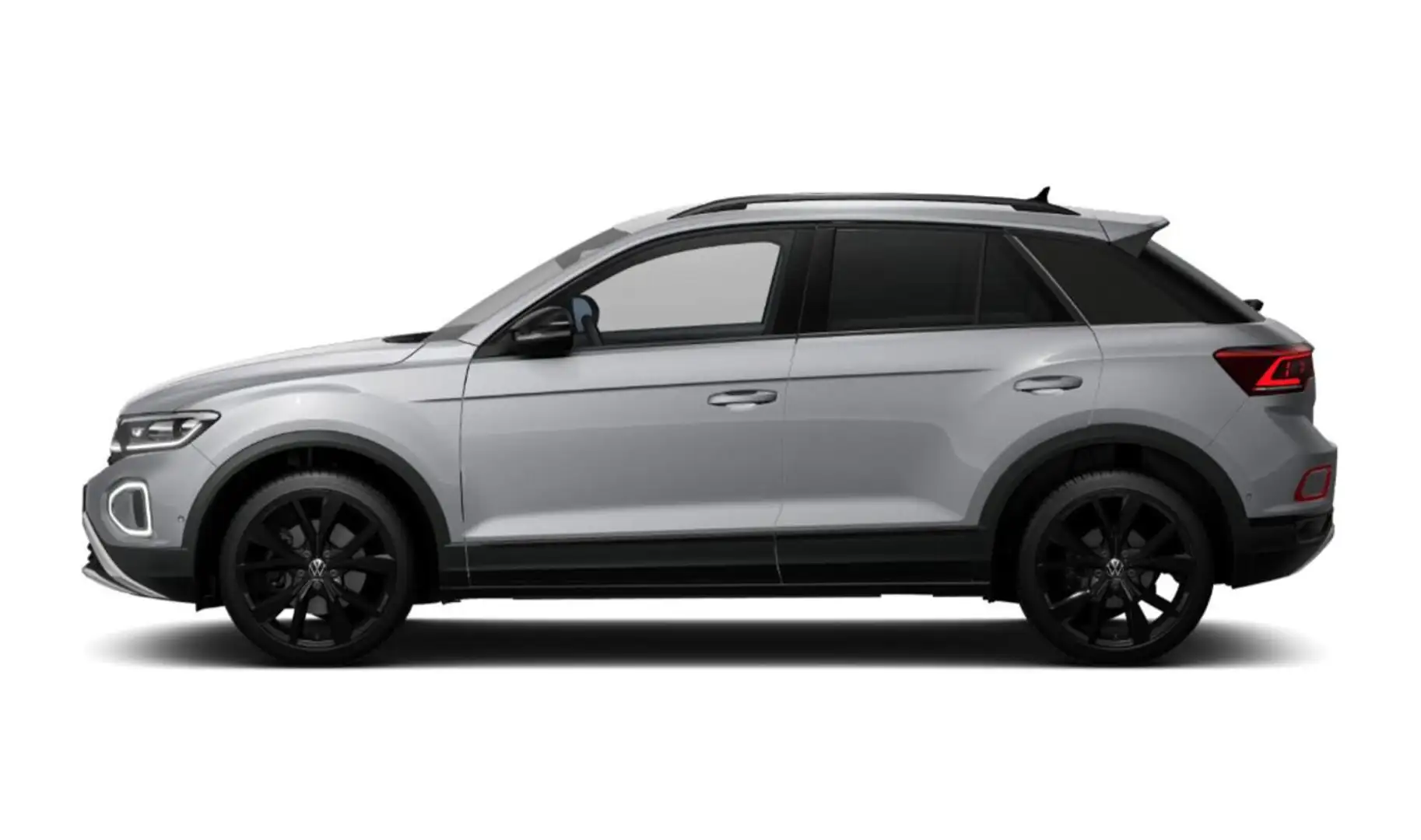 Volkswagen T-Roc Style 1.5 TSI DSG BlackP Matrix Nav IQ 19Z 110 ... Silber - 2
