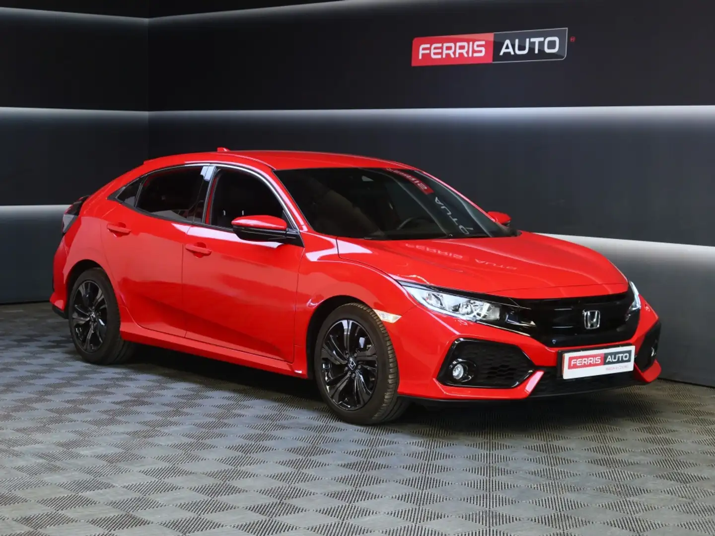 Honda Civic 1.0 VTEC Turbo Elegance Navi CVT Rouge - 1