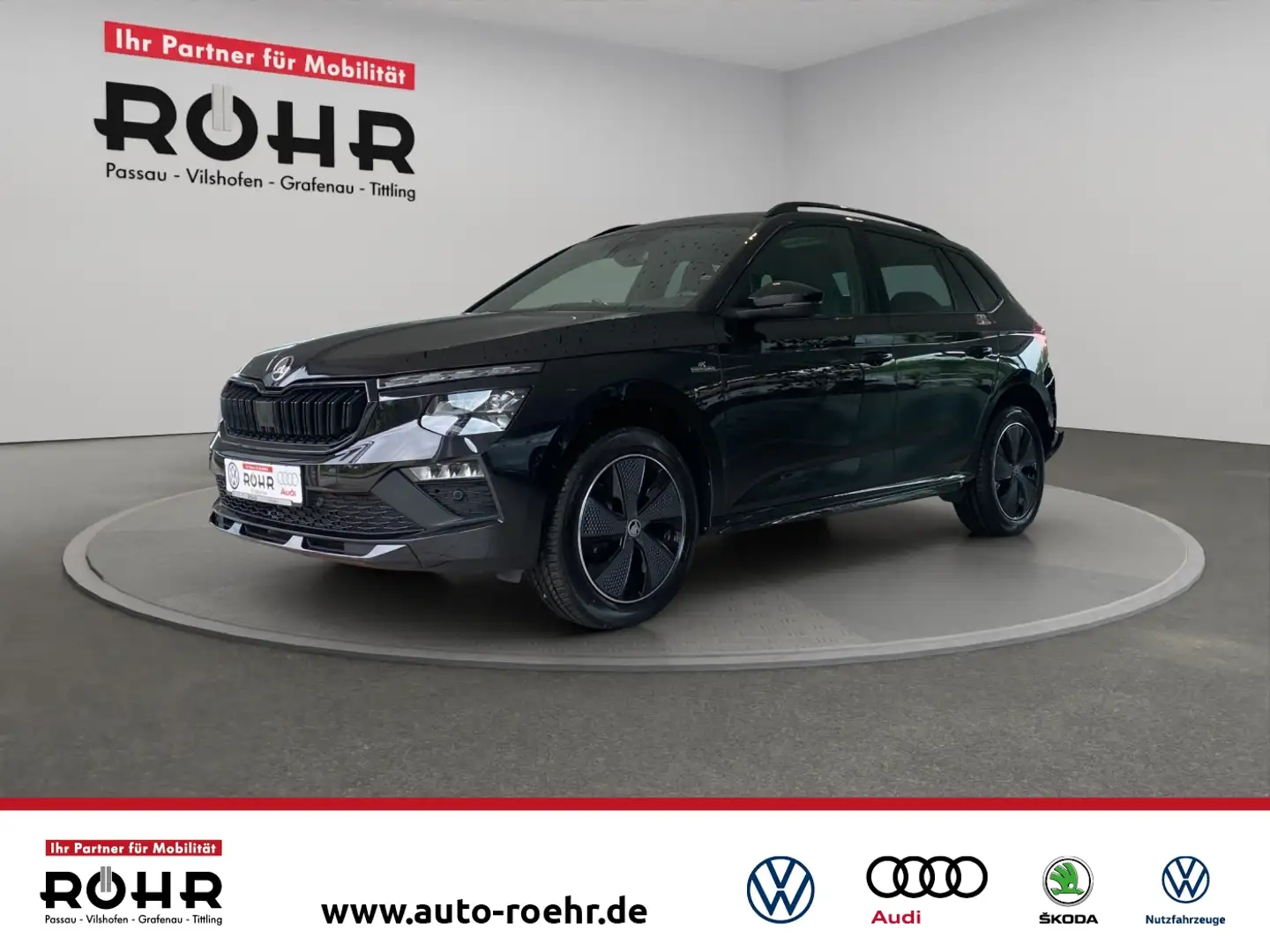 Skoda Kamiq Monte Carlo (AHK.PDC.SHZ.DAB.GRA) 1.5 TSI DSG Schwarz - 1