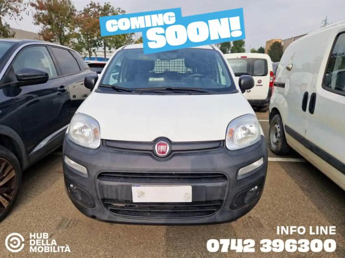 Fiat Panda 0.9 TwinAir T.Nat.Pow.Pop Van -Ok Neop.-Imm. Autoc Bianco - 1