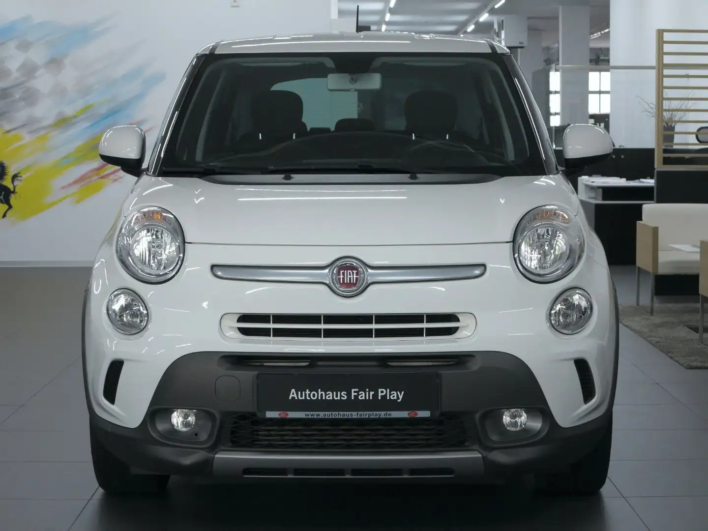 Fiat 500L Trekking / NAVI/SHZ/17"/UNFALLFREI ! Beyaz - 2