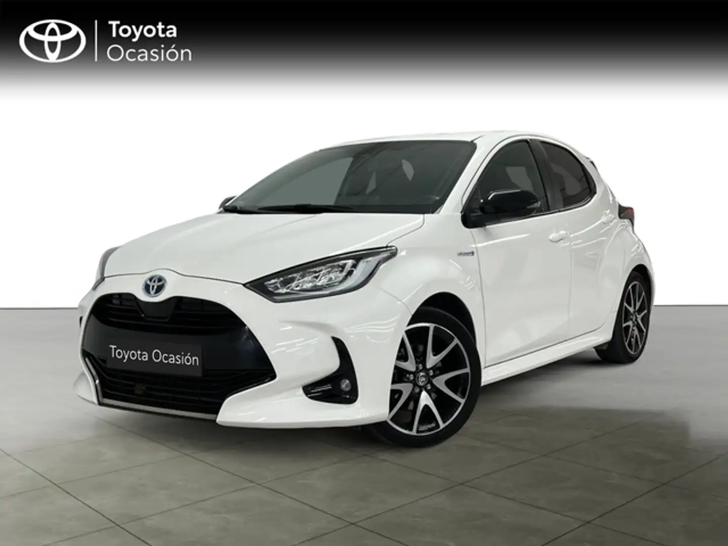 Toyota Yaris 120H 1.5 Style Blanc - 1