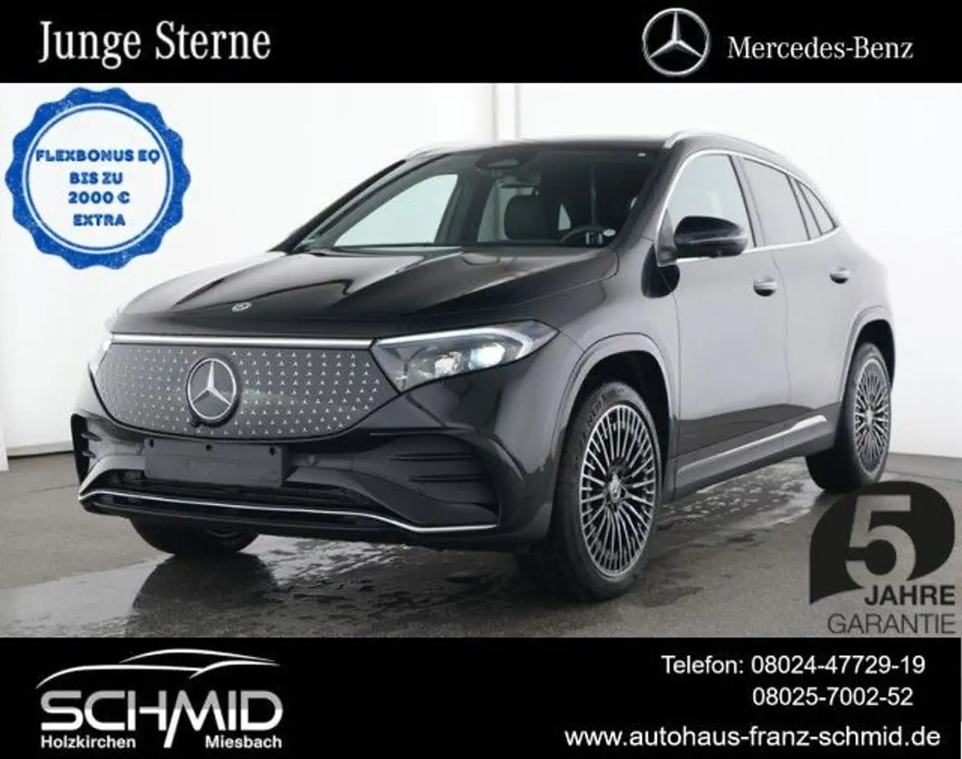 Mercedes-Benz EQA 250+ AMG Line Premium Pano FAP Distronic Led Schwarz - 1