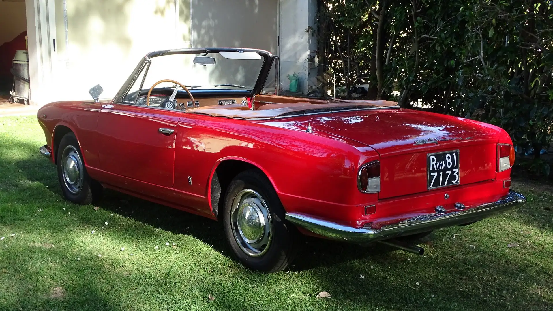 Lancia Flavia convertibile Vignale Rot - 2