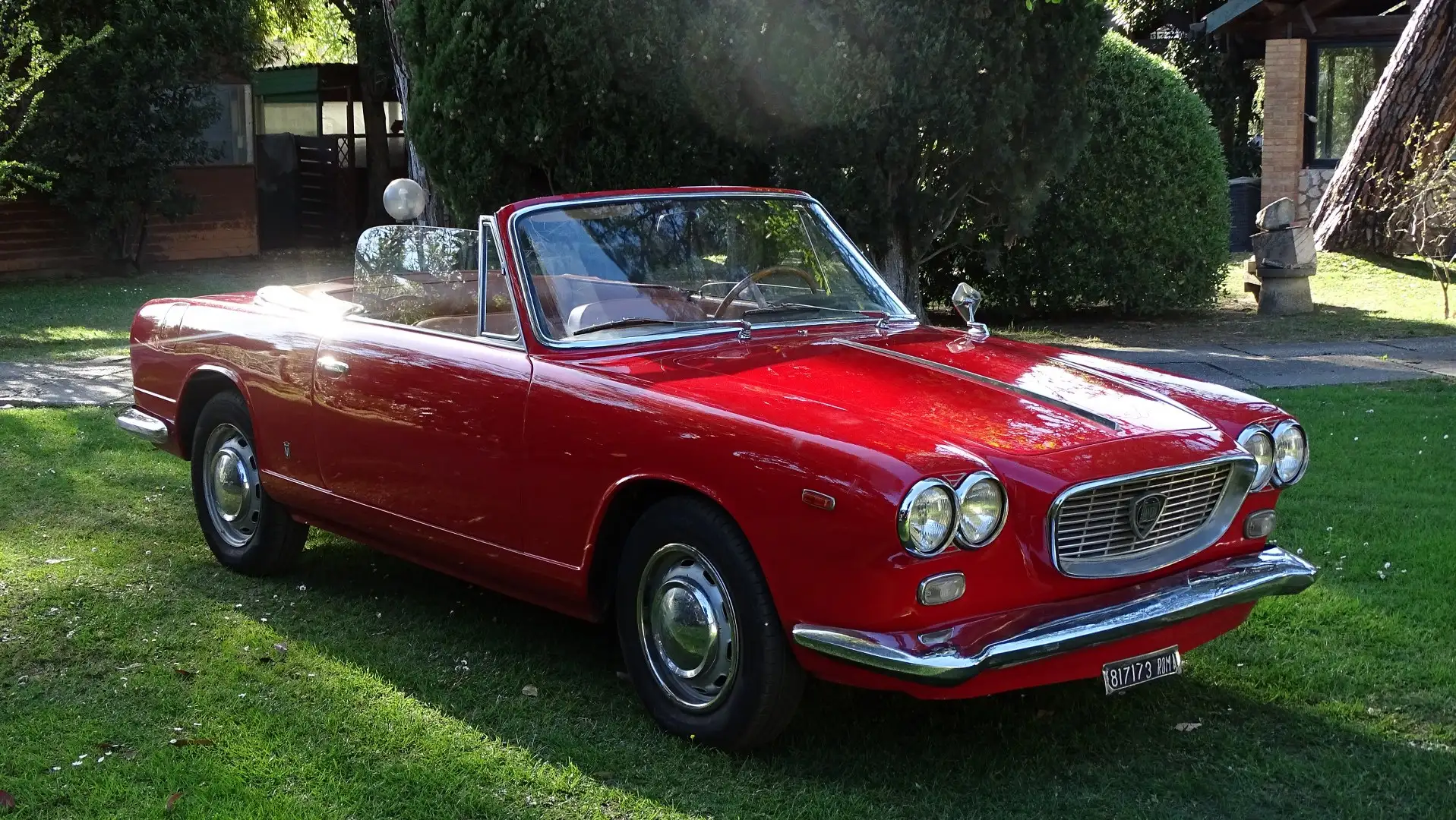 Lancia Flavia convertibile Vignale Rot - 1