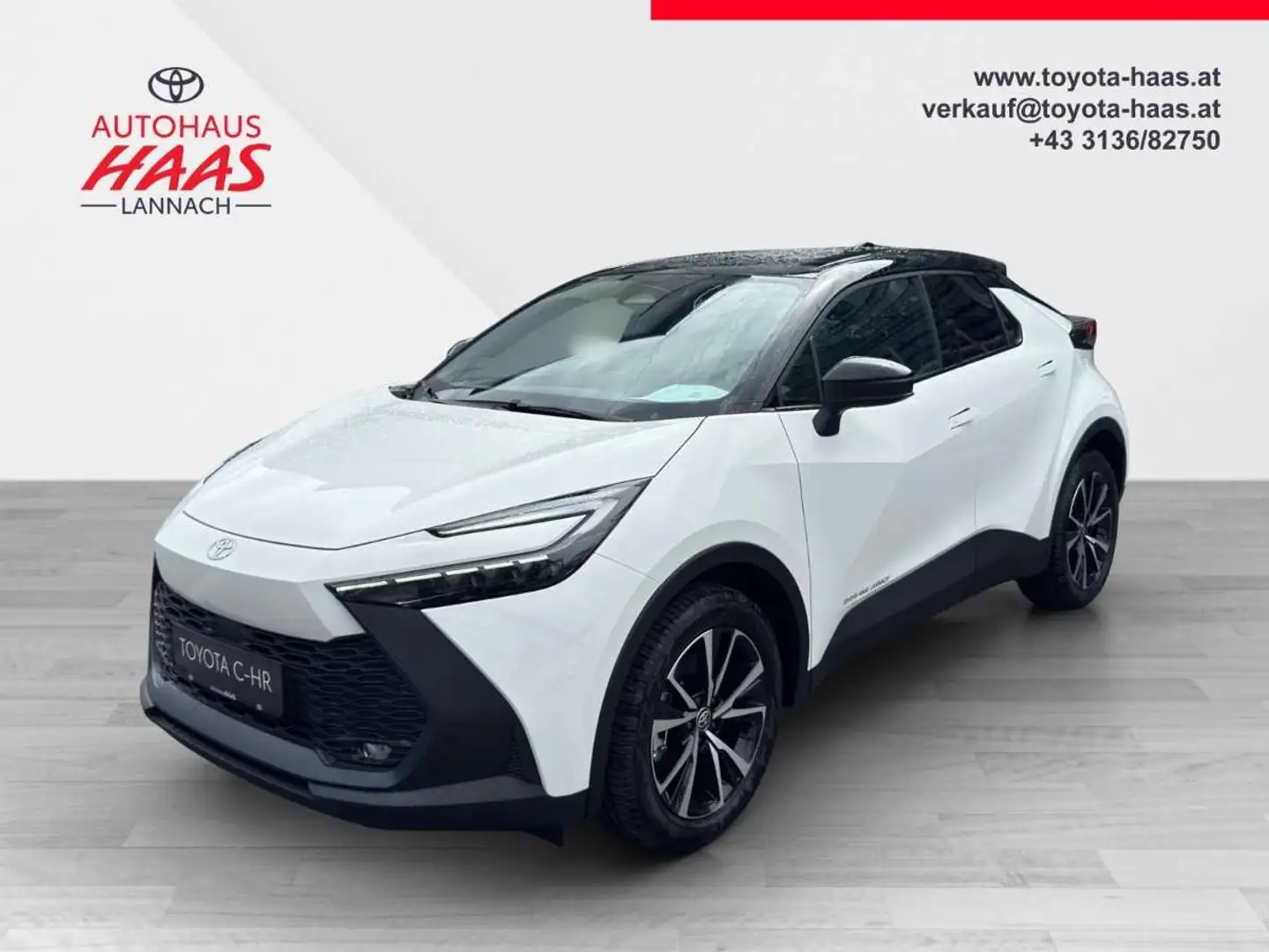 Toyota C-HR 2,0 Plug-In Hybrid E-CVT Active Drive + Technik... Weiß - 1