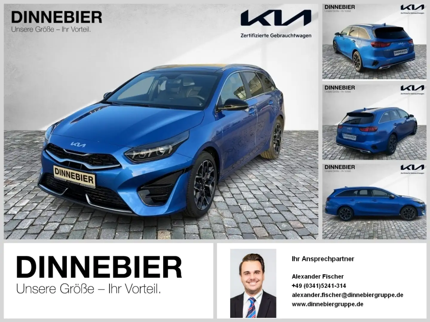 Kia Ceed SW / cee'd SW CEED Sportswagon GT-Line LED+Glasdach+Kamera Blu/Azzurro - 1