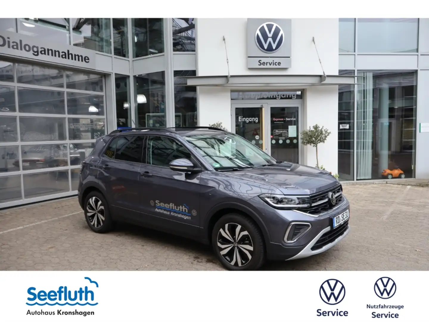 Volkswagen T-Cross 1.0 TSI Life RFK Sitzhzg. LED-Matrix Gris - 1