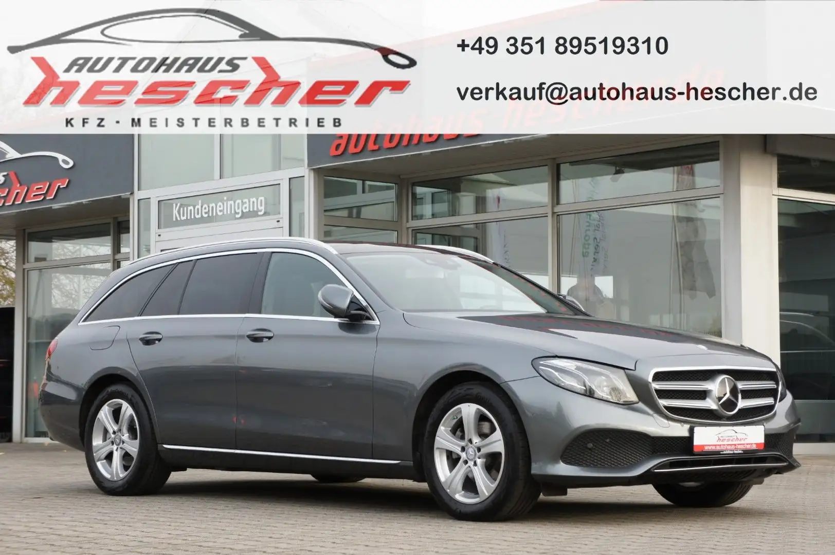 Mercedes-Benz E 220 d T-Modell 9G-TRONIC *LED*NAVI*PANO*AHK* Gris - 1