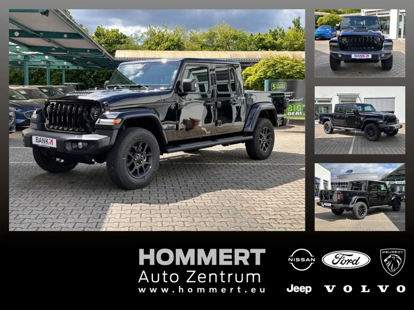 Jeep Gladiator 3.0 CRD 4WD FAROUT *ACC*Navi*AHK neu Negru - 1