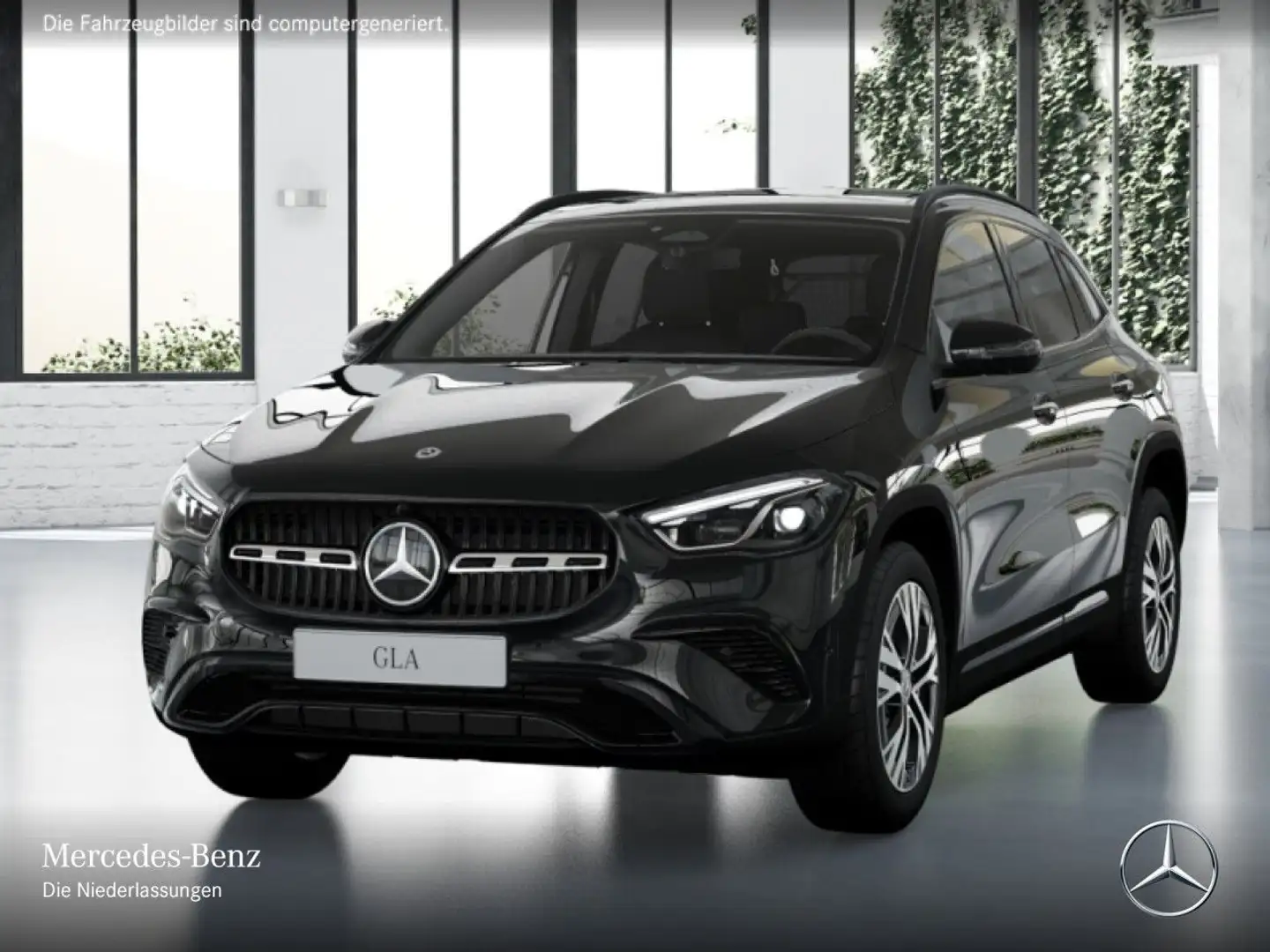 Mercedes-Benz GLA 200 PROGRESSIVE+NIGHT+PANO+360°+MULTIBEAM+7G Schwarz - 2