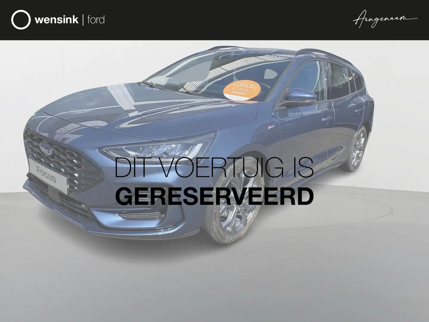 Ford Focus Wagon 1.0 EcoBoost Hybrid ST Line Driver Assistanc Blauw - 1