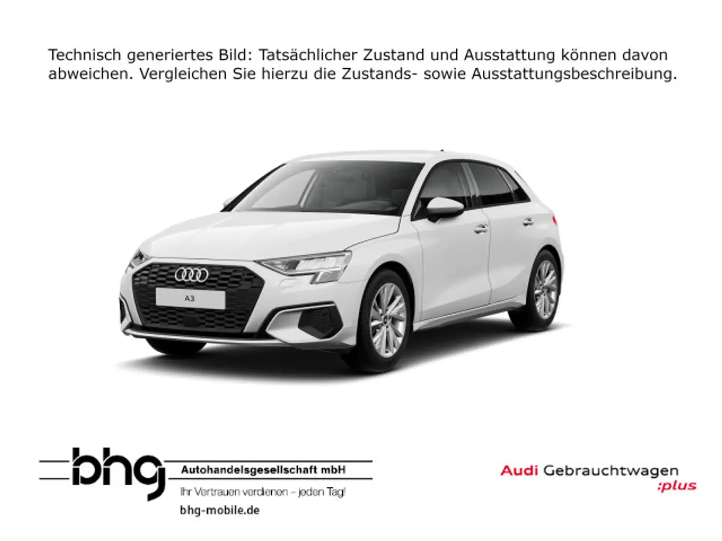 Audi A3 30 TFSI S-tronic Navi GRA Virtual Weiß - 1