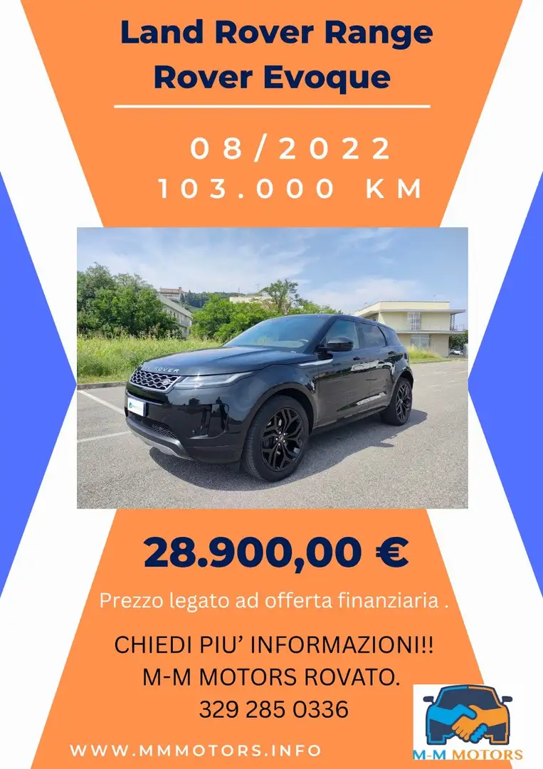 Land Rover Range Rover Evoque 2.0D I4 163 CV AWD SE N1 AUTOCARRO ProM-Mo Nero - 2