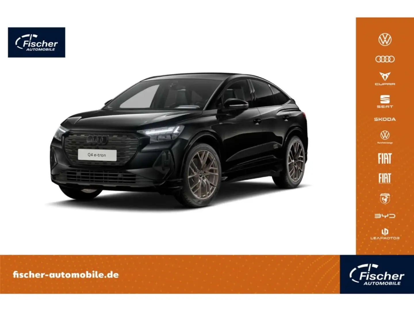 Audi Q4 e-tron Sportback 55 quattro edition S li Černá - 1