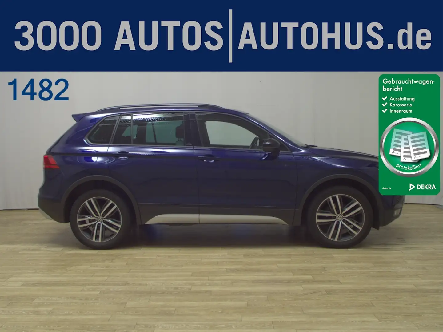 Volkswagen Tiguan 2.0 TDI 4M OFFROAD Navi LED AID RFK AHK Bleu - 1