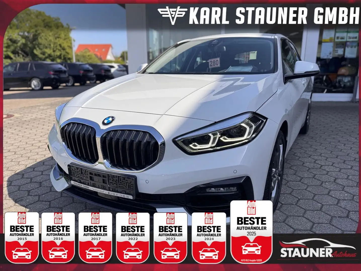 BMW 120 i Limousine Sport Line LENKRADHZ HIFI LED DAB Weiß - 1