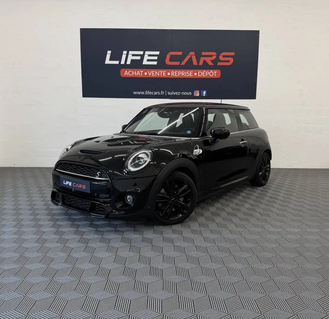 MINI One III (F56) Cooper S 178ch John Cooper Works 2021 BVA7 1ère main entretien complet Schwarz - 1