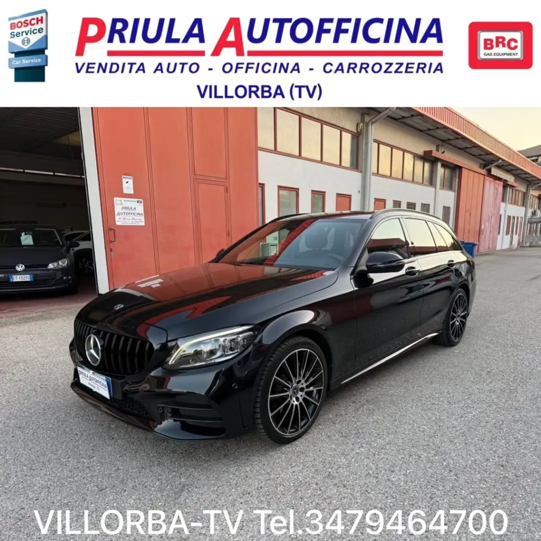 Mercedes-Benz C 220 d S.W. 4Matic Auto Premium AMG LINE Nero - 1