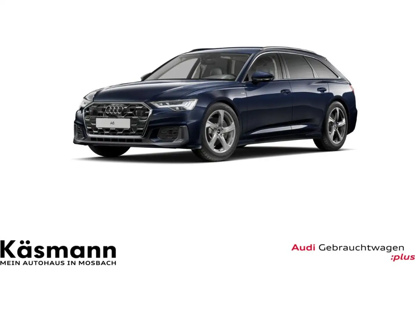 Audi A6 Avant S line 45TFSI HD-MATRIX 360° AHK ACC Blau - 1