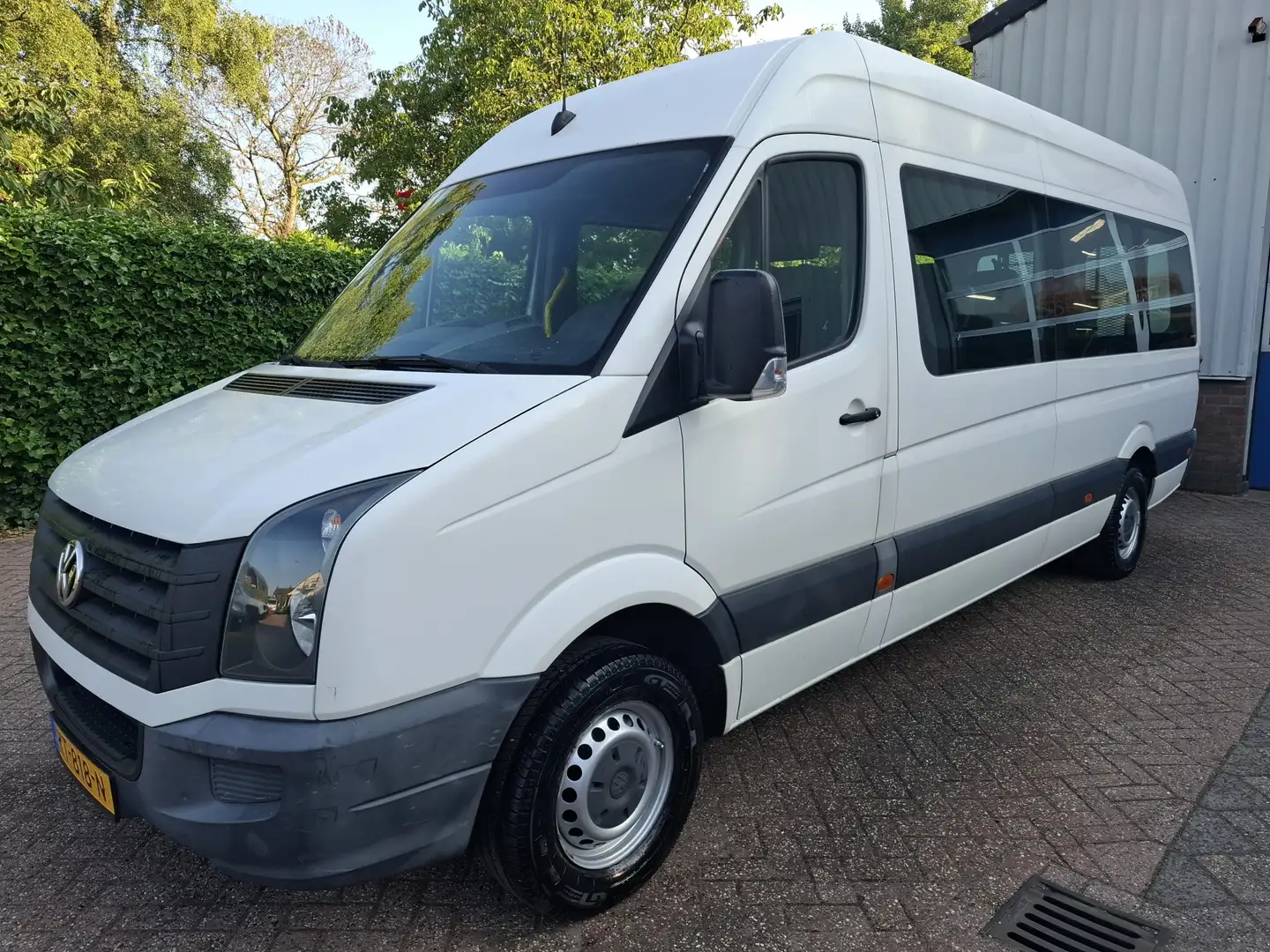 Volkswagen Crafter 35 2.0 TDI L3H2 BM 16950.- INCL BTW 9-PERSOONS ROL Wit - 1